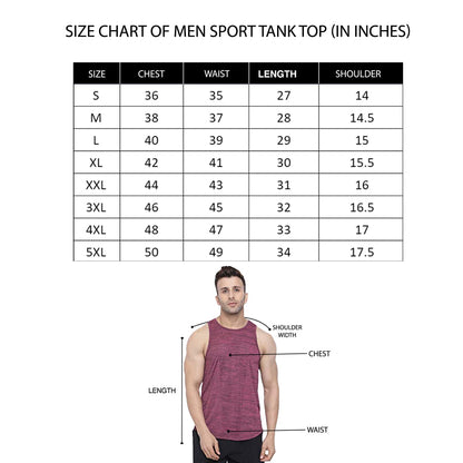 CHKOKKO Tank Tops Sleeveless T-Shirt for Men Dry Fit