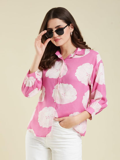J TURRITOPSIS Women's Rayon Floral Printed Stylish