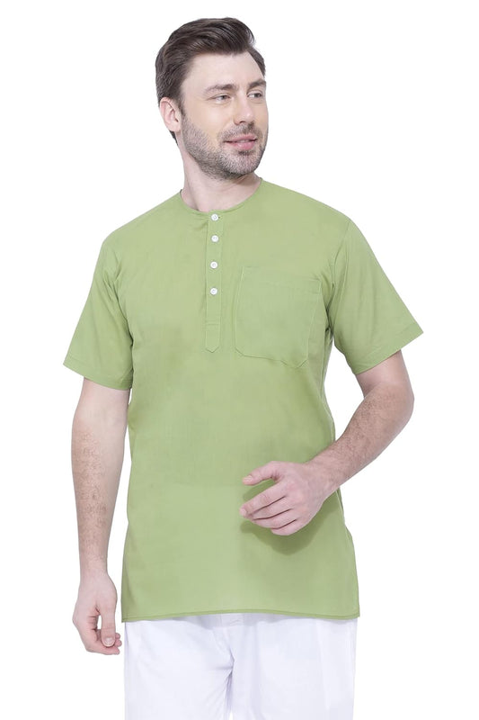 Rajubhai Hargovindas Men Cotton Straight Kurta