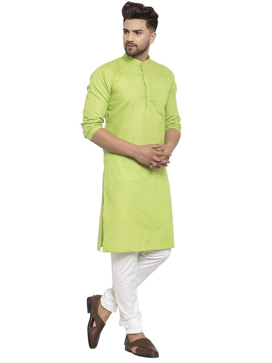 ABH LIFESTYLE Men's Cotton Kurta Pyjama Set