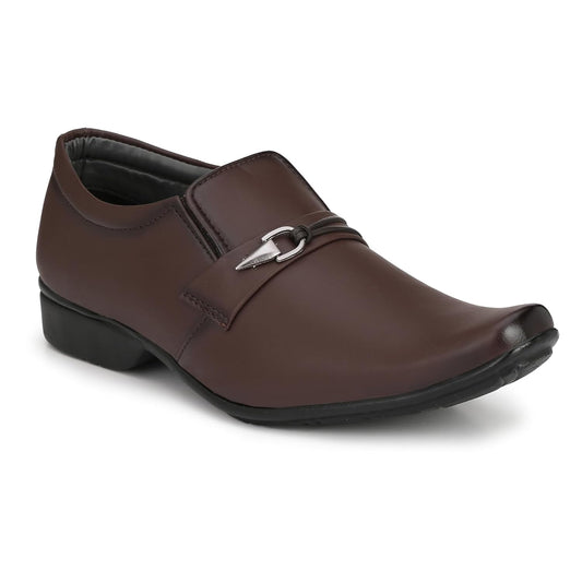 Leepeeter Brown Formal Shoes, Shoe for Men's Comfortable - alphahostel.in