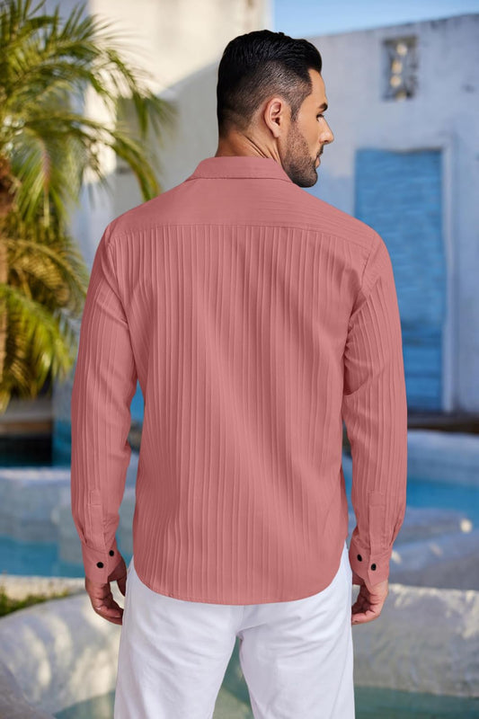 ROYALSCOUT Men's Cotton Blend Full Sleeve Short Kurta