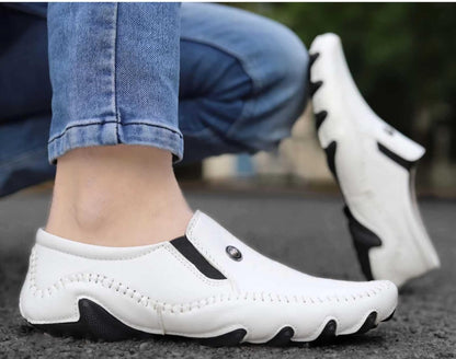 HATTOUN Synthetic Leather Comfortable Loafers for Men - alphahostel.in