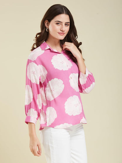 J TURRITOPSIS Women's Rayon Floral Printed Stylish