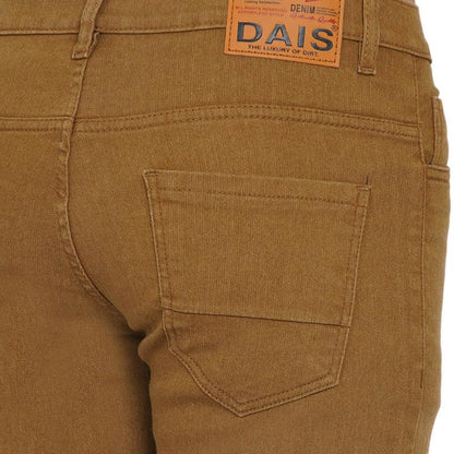 DAIS Men's Stretchable Skinny Fit Mid Rise Jeans