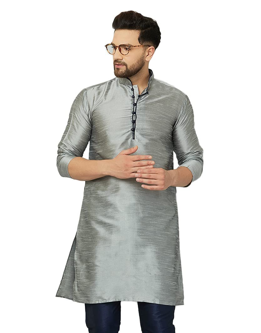 ABH LIFESTYLE Men's Silk Long Kurta only.