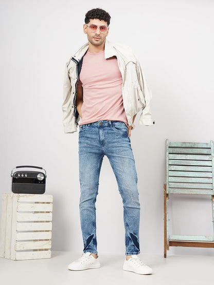 The Indian Garage Co Men Mid Rise Slim Fit Solid