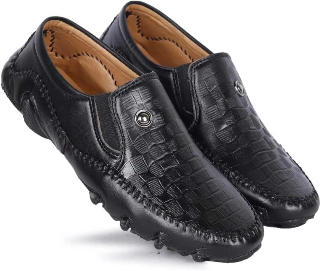 HATTOUN Synthetic Leather Comfortable Loafers for Men - alphahostel.in