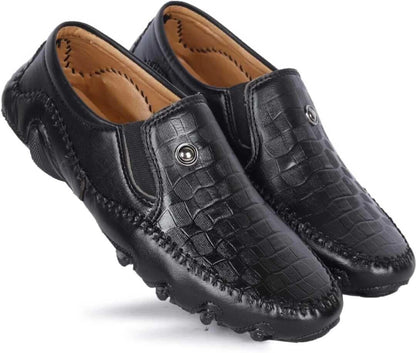 HATTOUN Synthetic Leather Comfortable Loafers for Men - alphahostel.in