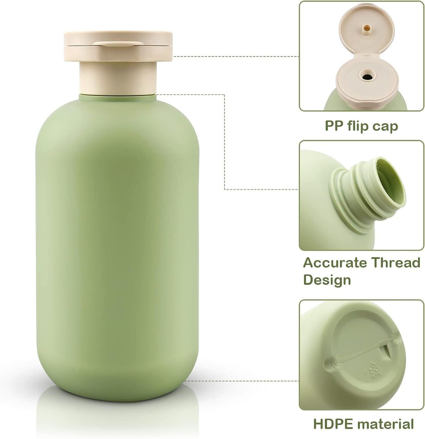PiyuBind Travel Bottles Set For Toiletries Travel Size