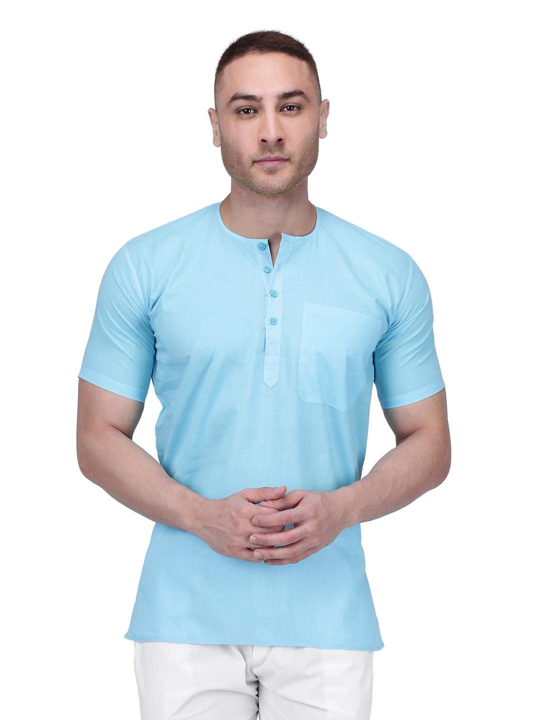 Rajubhai Hargovindas Men Cotton Straight Kurta