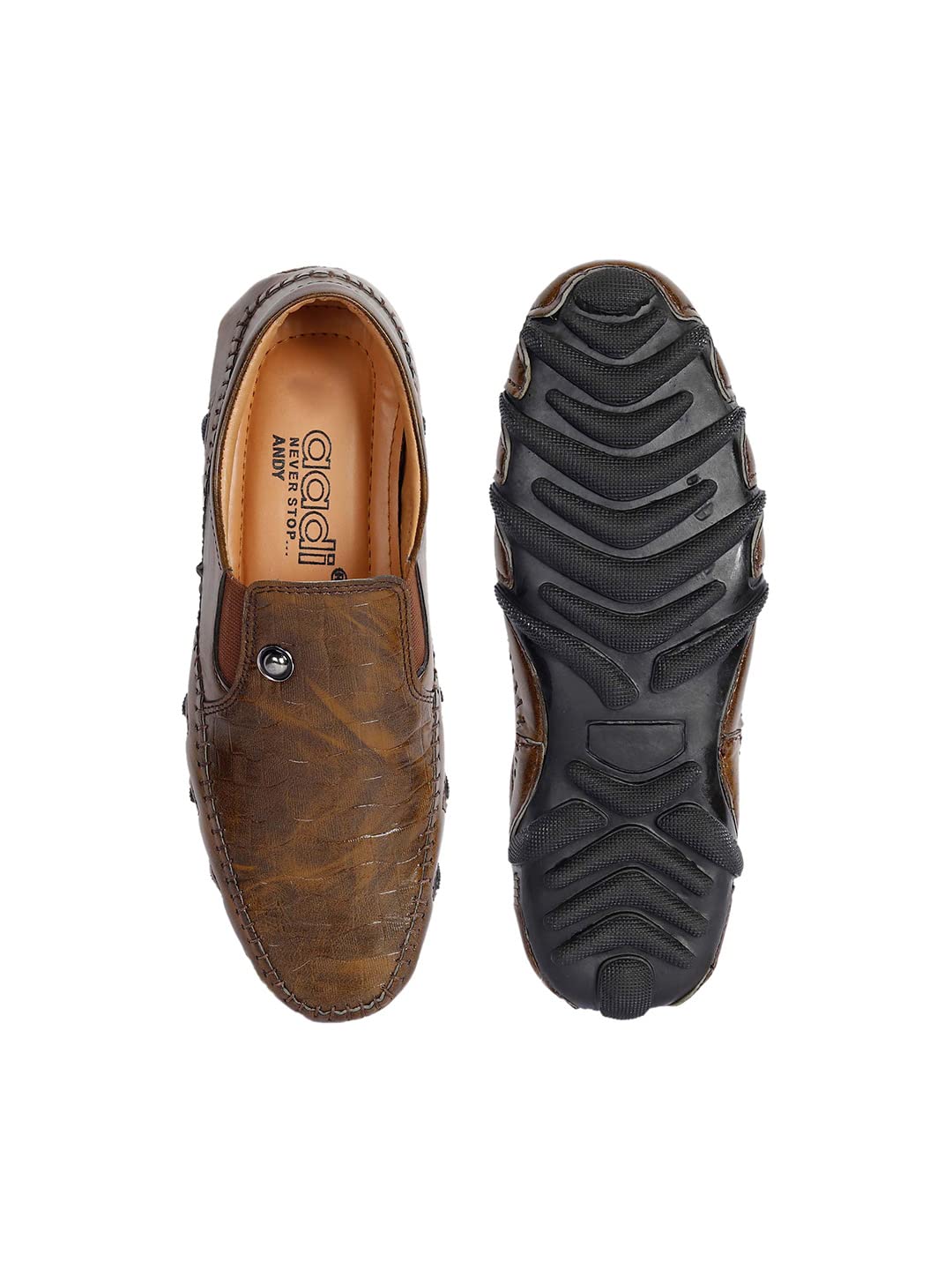 AADI Men's Synthetic Leather Outdoor Casual Loafer - alphahostel.in