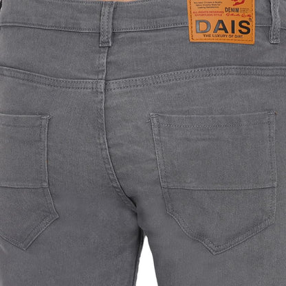 DAIS Men's Stretchable Skinny Fit Mid Rise Jeans