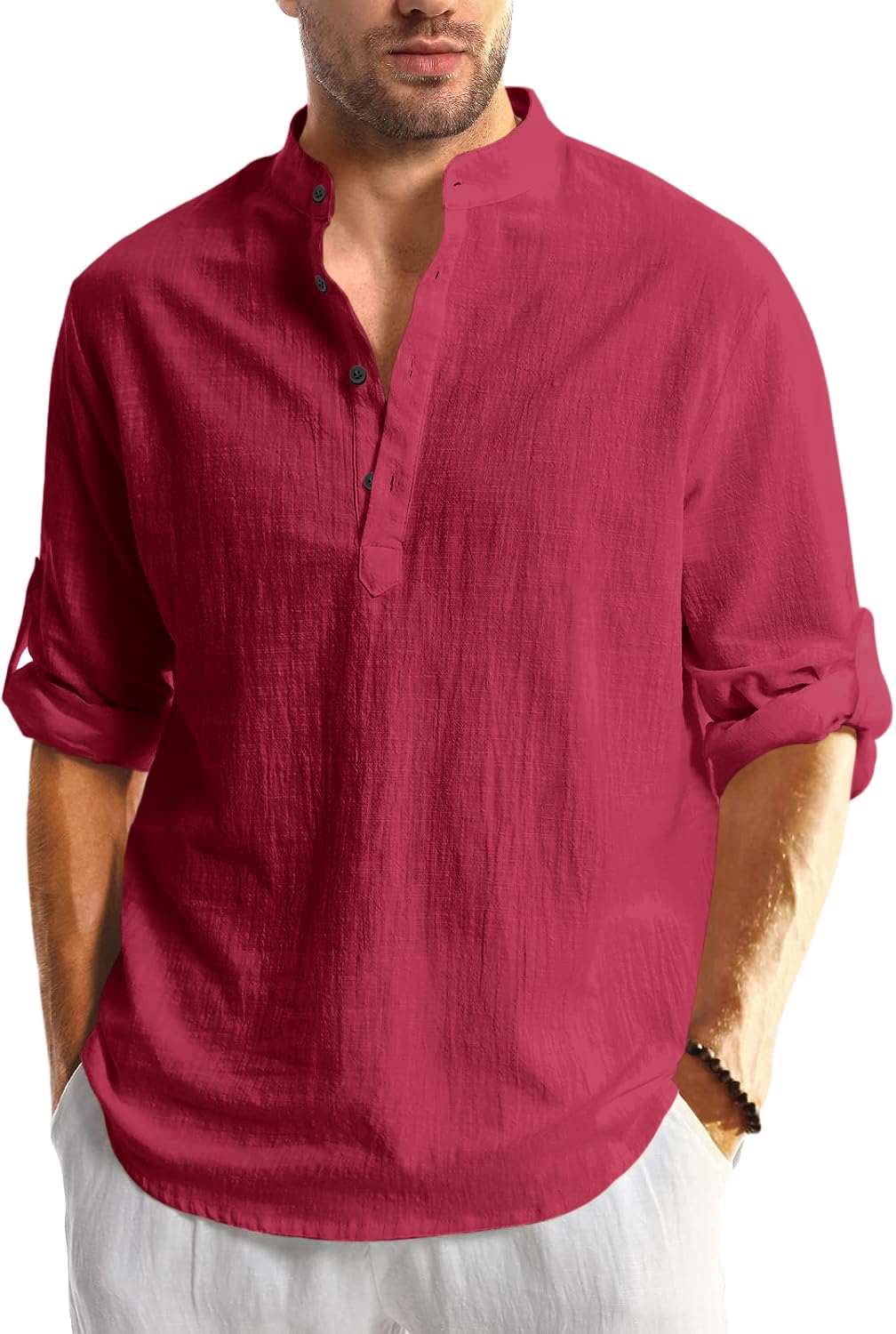 Men Solid Cotton Blend Straight Kurta Shirt Pack of 2