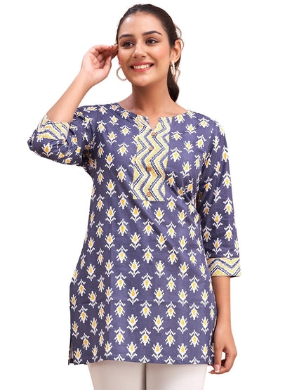 Women Cotton Printed Short Kurti | Short Kurti