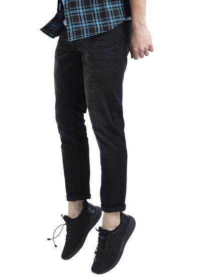 KETCH Men's Tapered Fit Mid Rise Jeans