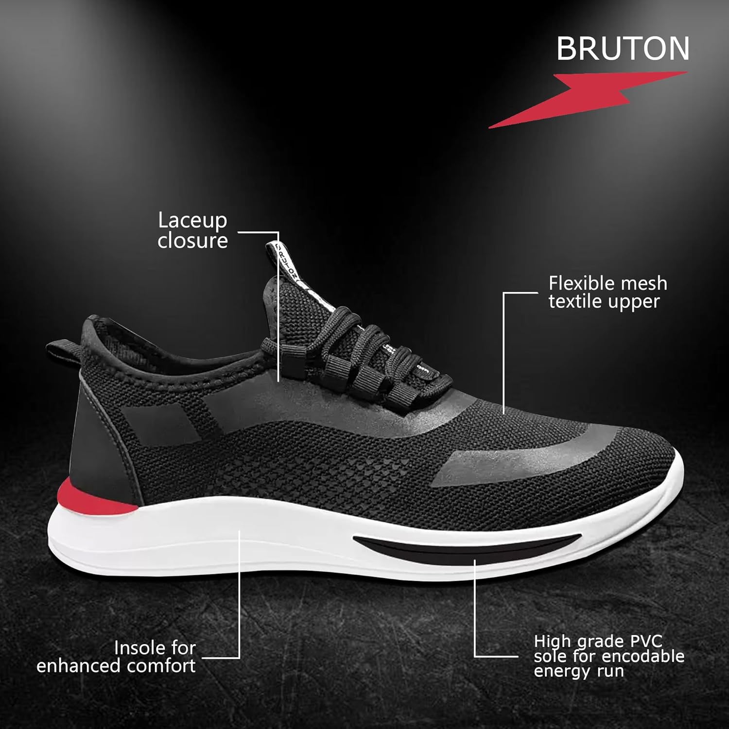 BRUTON Men Trendy Sports Shoes Running Shoes - alphahostel.in