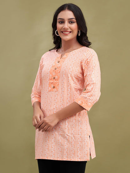 Women Cotton Printed Short Kurti | Short Kurti