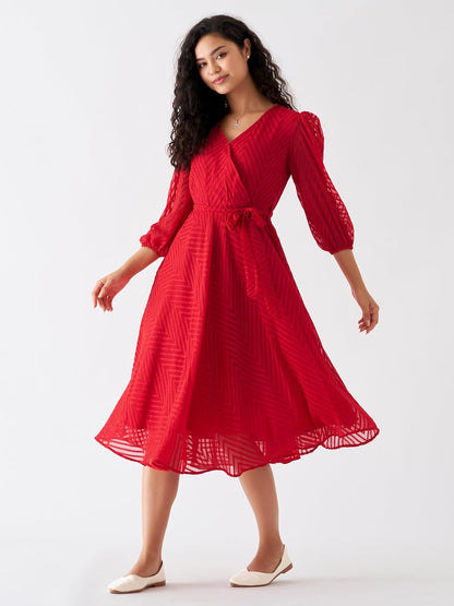 AASK Women Fancy Plain & Solid Designer Dress for Women
