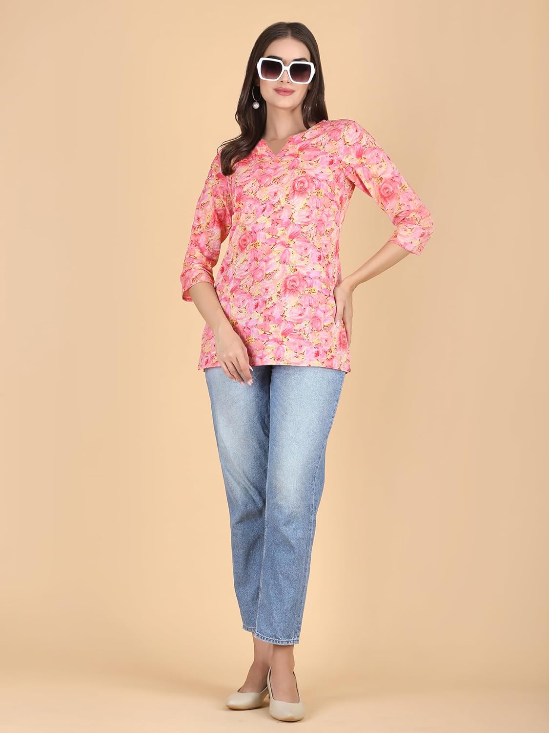 PIDAVLIYA'S Indian Women's Tunics Tops Cotton