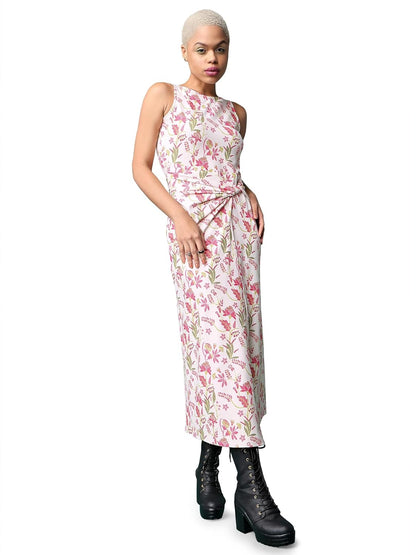 PURVAJA Women’s Twisted Maxi Length Dress