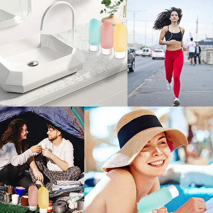 PiyuBind Travel Bottles Set For Toiletries Travel Size