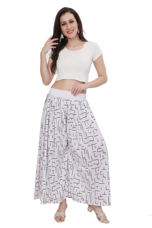 fashion Stylish Lycra Printed Palazzo