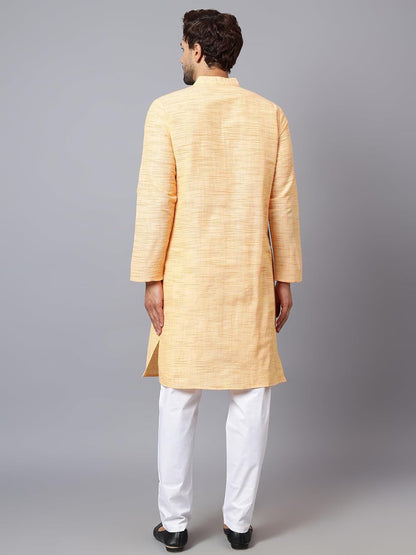 LATEST CHIKAN Men's Cotton Regular Kurta