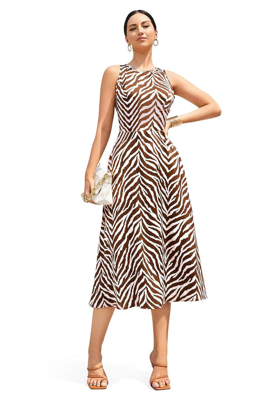 Fashion Dream Womens Cotton Blend Printed Dress|Western Dress