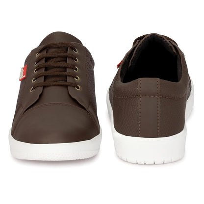 LE GREEM Men's Synthetic Leather Stylish Sneakers - alphahostel.in