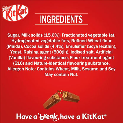 KIT KAT Minis, Choco Coated Wafer Bar, Share Bag, Miniature Pouch, 16 X 7.4 gm | 118.4 g
