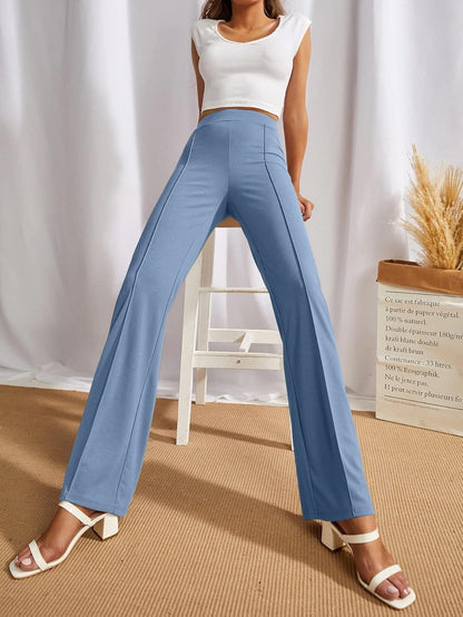 SWADESI STUFF Women's High-Waisted Pant Bell Bottom
