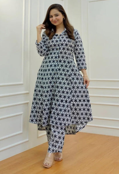 LERIYA FASHION Anarkali Kurta-Set for Women