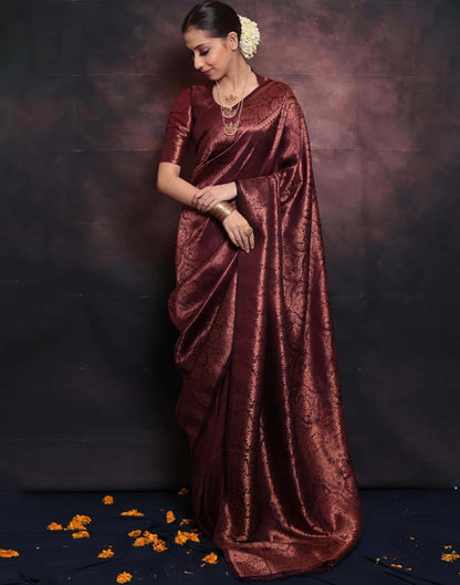 Women's Kanjivaram Soft Silk Blouse Piece For Wedding