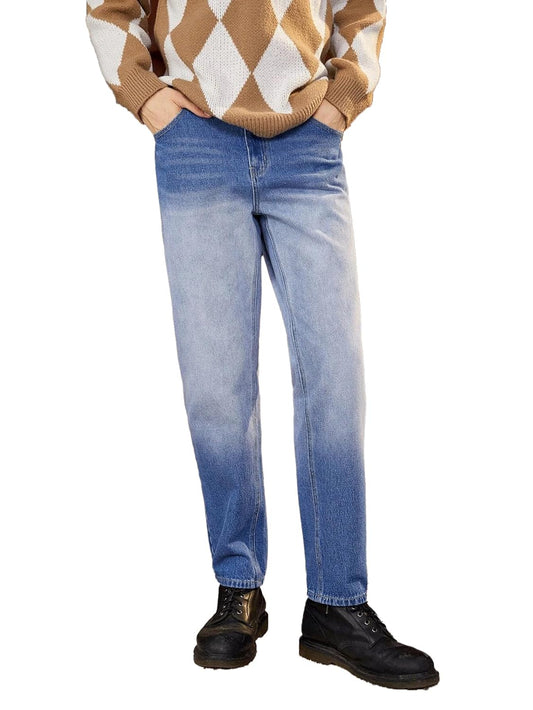 KOTTY Men's Solid Straight Fit/Skinny Fit/Relaxed Fit