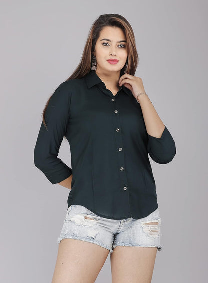 GEHU GARMENTS Women Solid Shirt for Office