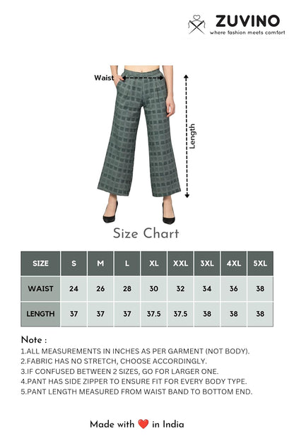 ZUVINO Wide Legged Trousers for Women