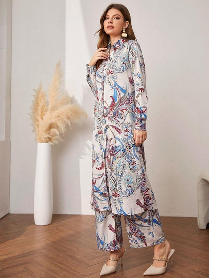 LERIYA FASHION Paisley Printed Kurta-Set for Women