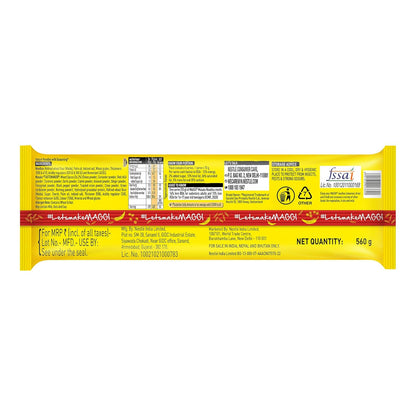 MAGGI 2-Minute Instant Noodles,Masala Noodles, Favourite Masala Taste, 560 g Pouch | 8 Packs