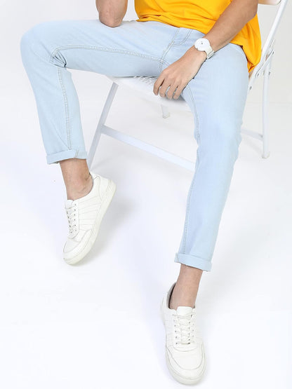 KETCH Men's Slim Fit Mid Rise Jeans