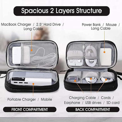 Elfora Cable Organizer Pouch | Travel Organiser Bag