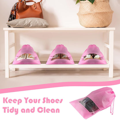 Shoe Bags for Travel, Drawstring Packing Bags, Dustproof