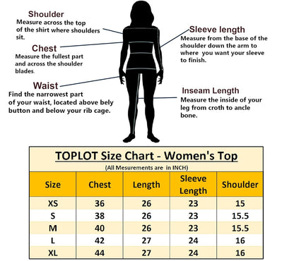 TOPLOT Women Shirt || Tops for Women || Western Tops for Woman Stylish || Trendy Tops || Oversized (5233)