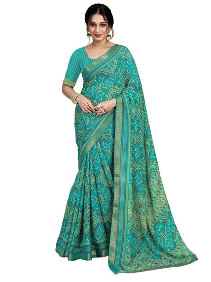 Women's Chiffon Printed Saree