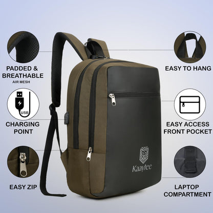 Kaayt Backpack Bag, with Laptop Compartment