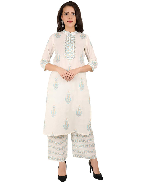 ATARAH Womens Printed Straight Kurta