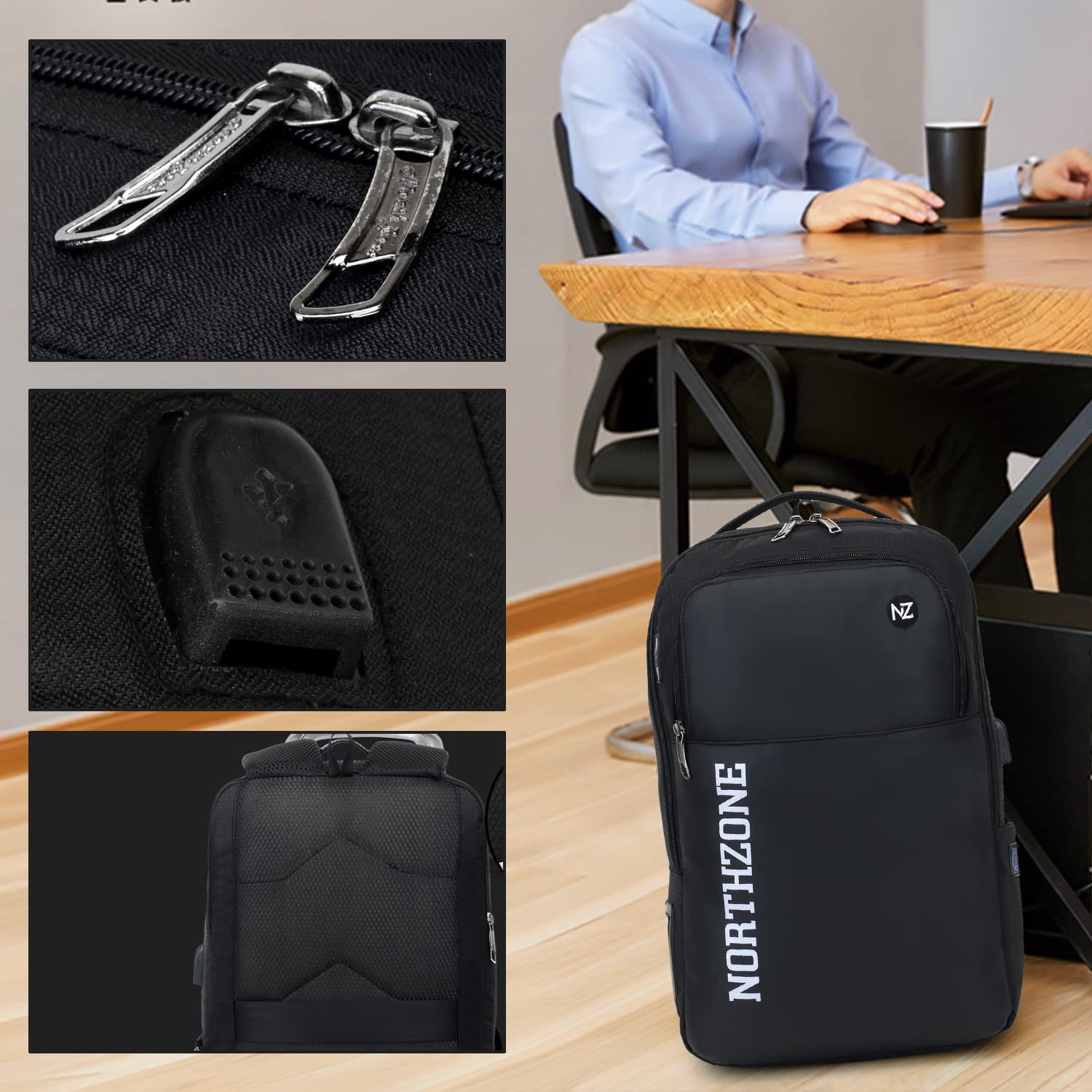 NORTH ZONE 30L Water Restant Office Laptop - alphahostel.in