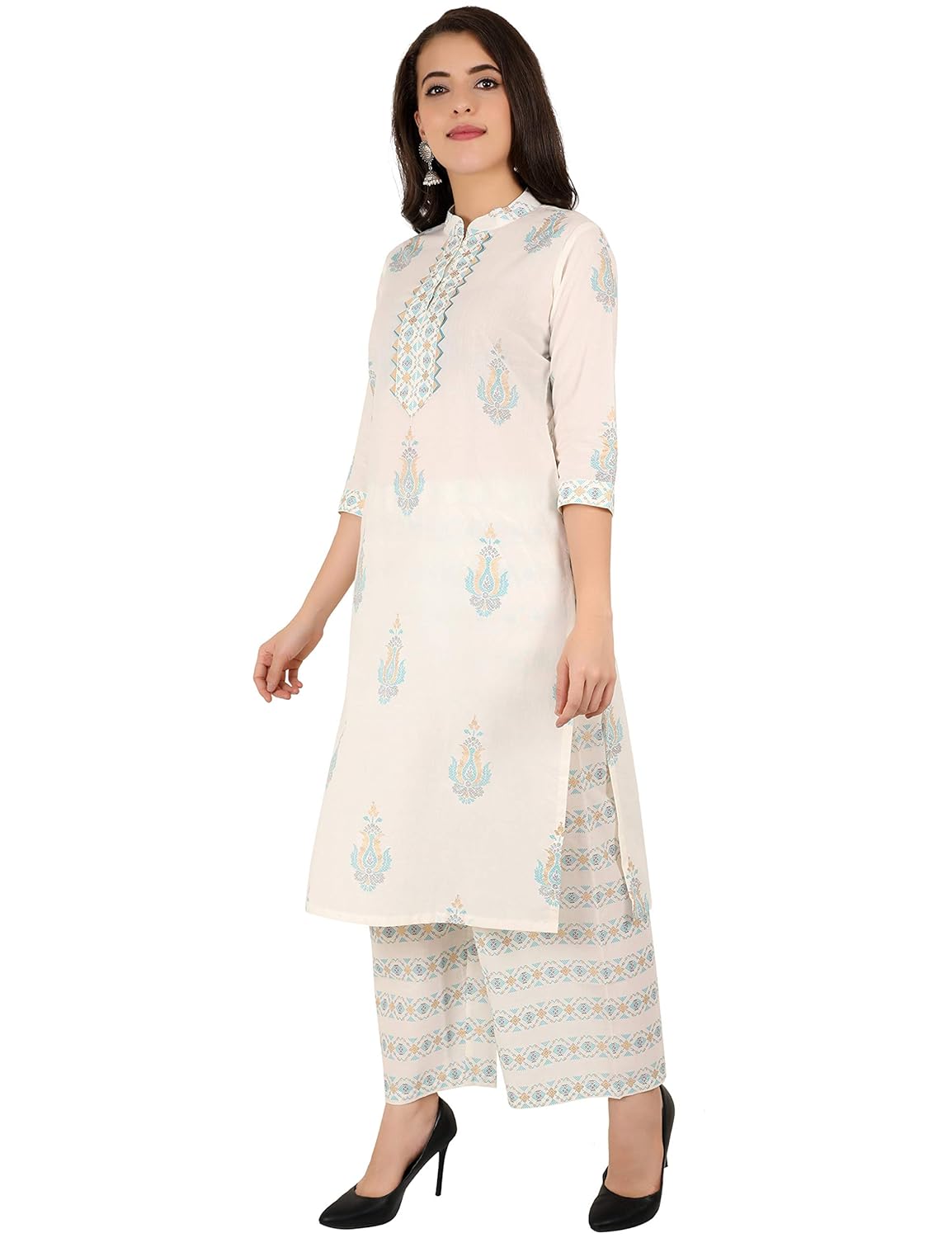 ATARAH Womens Printed Straight Kurta