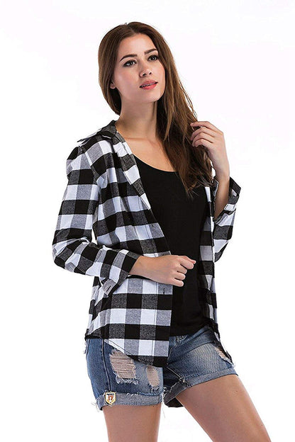 Kanzul -Fashion Passion Casual Checkered Full Sleeves