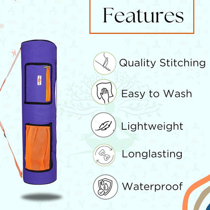PHILLIN Yoga Mat Cover Bag with Adjustable Shoulder